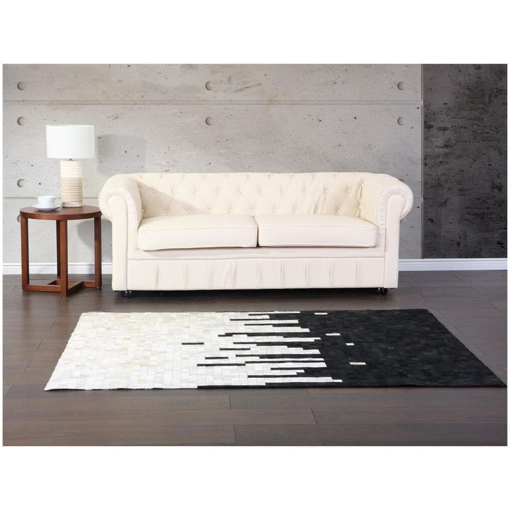 Tappeto Rettangolare In Pelle - 160x230cm - Bolu - Foto 11