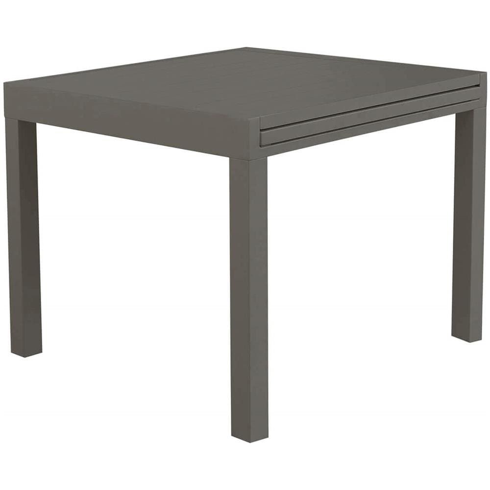 Jerri - Set Tavolo In Alluminio Cm 90/180 X 90 X 75 H Con 6 Poltrone Lotus - Foto 2