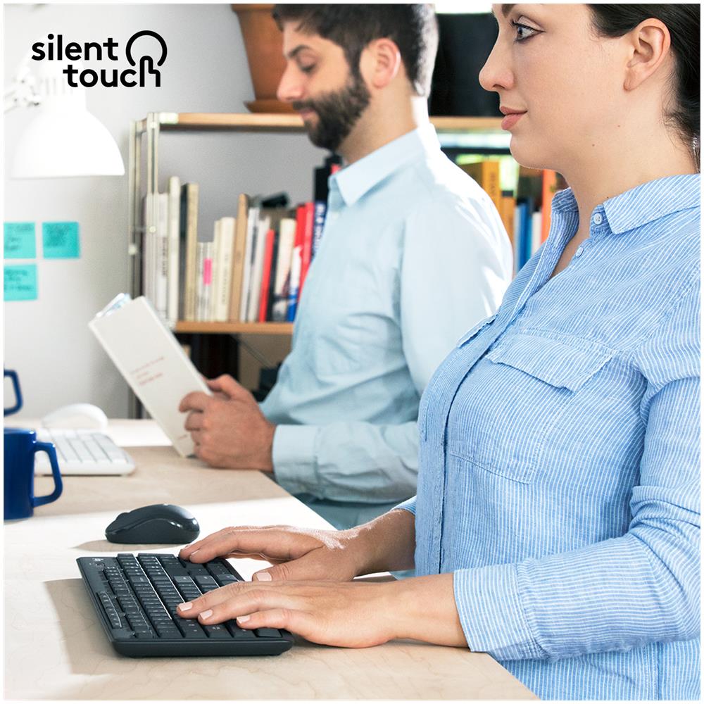 Tastiera e Mouse USB 920-009800 (Layout US International) Colore Grafite - Foto 2