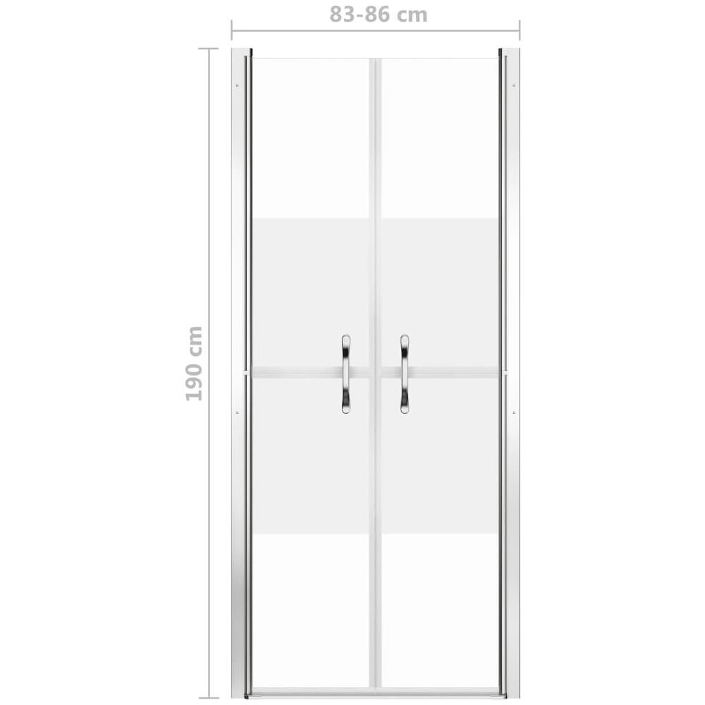 Porta per Doccia in ESG Semi-Satinato 86x190 cm - Foto 4