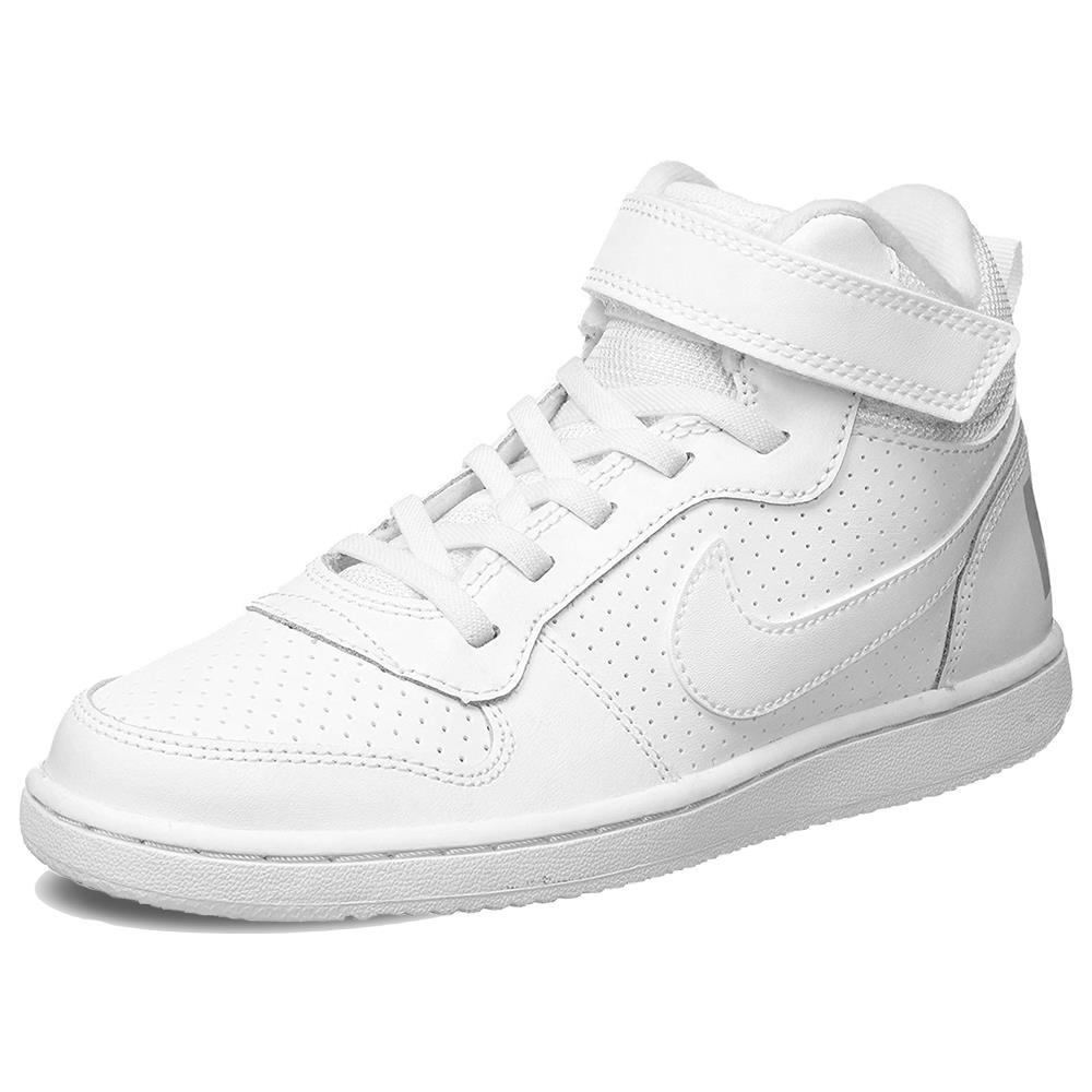 Scarpe Court Borough Mid (ps) Taglia 31 Codice 870026-100 Bianco - Foto 6