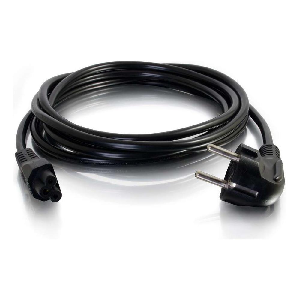 80606, CEE7/7 Schuko, C5 coupler, Maschio / maschio, 250V, 3A, 140g - Foto 5