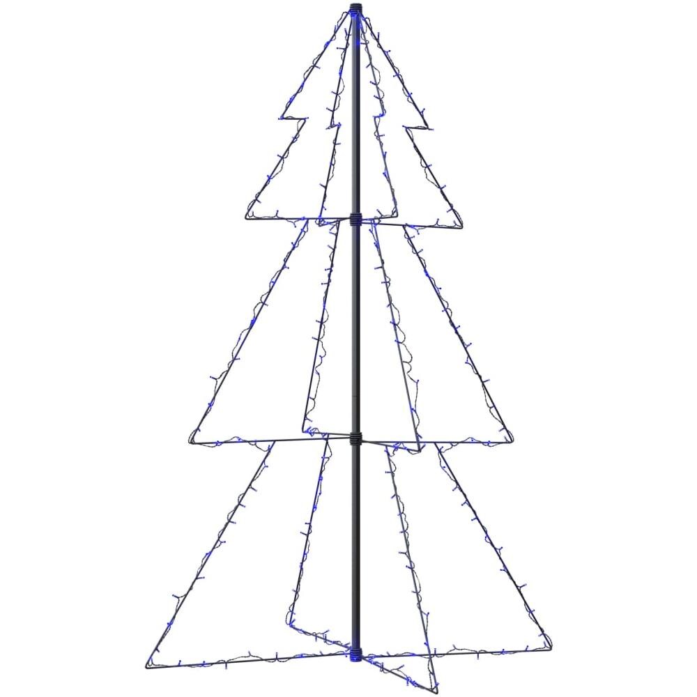 Albero di Natale a Cono 200 LED per Interni Esterni 98x150 cm - Foto 2