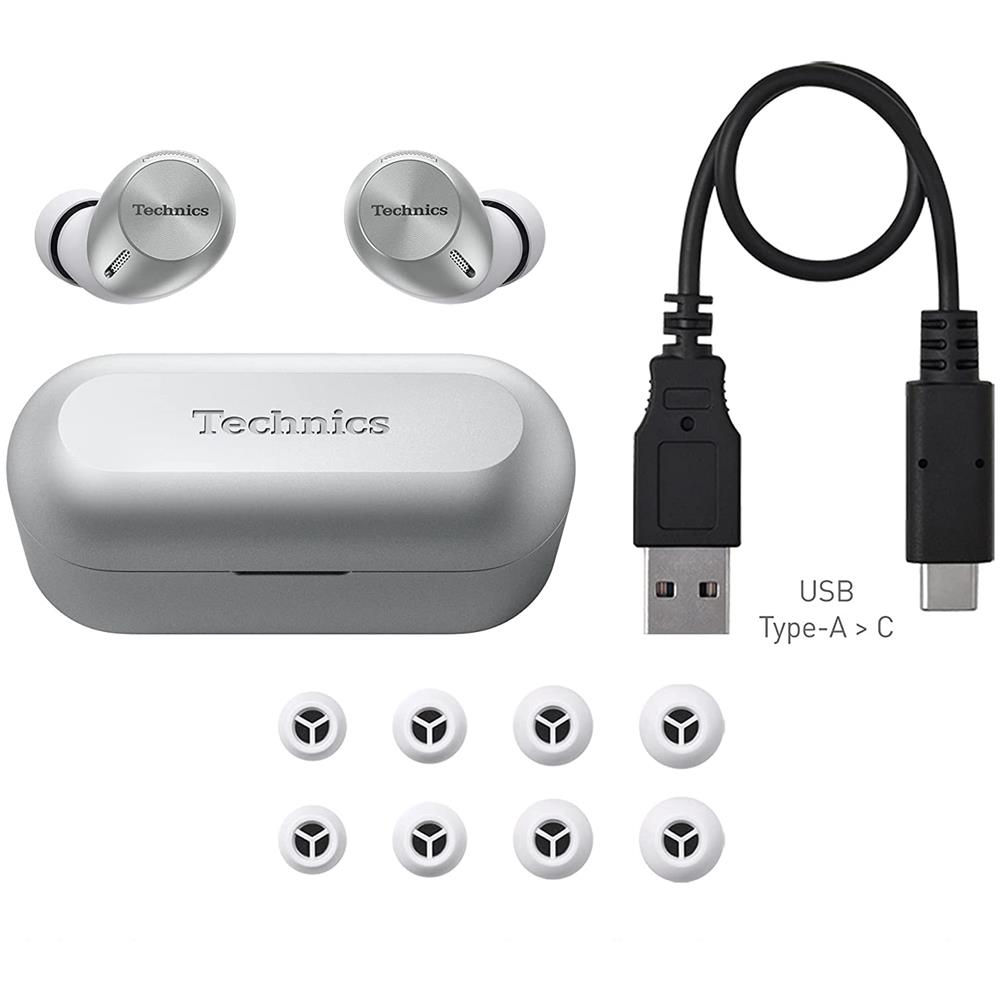 EAH-AZ40 Auricolari True Wireless con Custodia di Ricarica Colore Argento - Foto 3