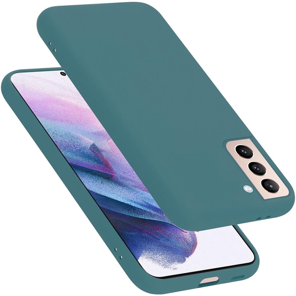 Custodia Compatibile Con Samsung Galaxy S21 Plus In Liquid Verde - Coperchio Protettivo In Silicone Tpu Flessibile - Foto 1