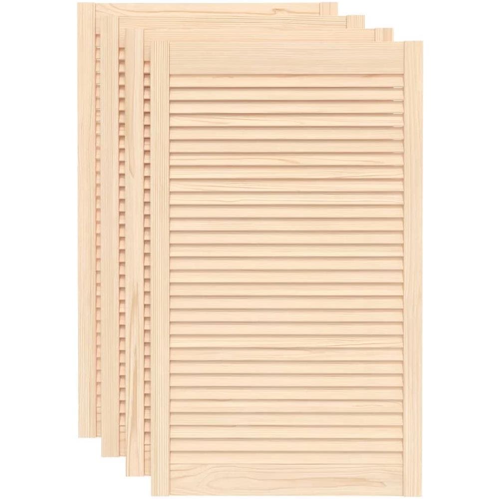 Ante con Design a Lamelle 4 pz 99,3x59,4 cm in Legno di Pino - Foto 1