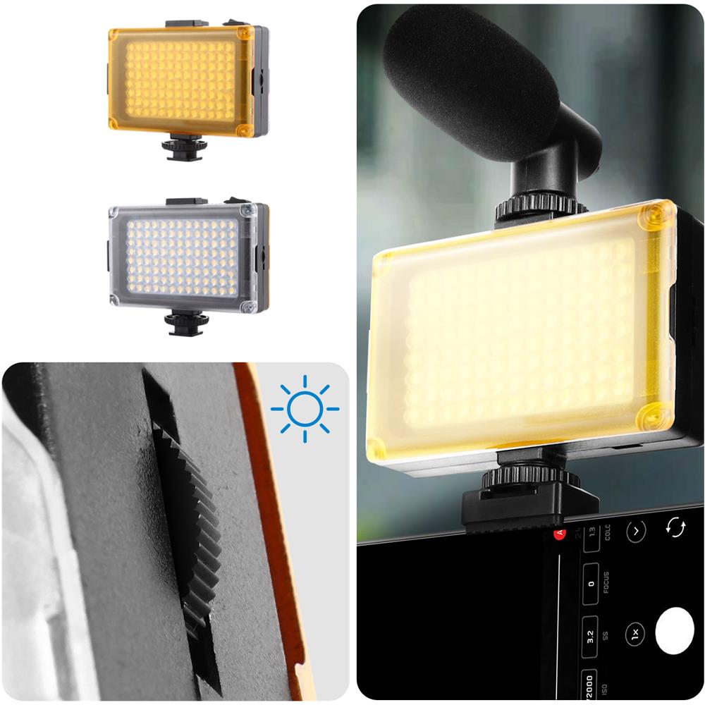 Kit Da Vlog Con Treppiedi Rigido, Microfono E Faretto A Led Puluz - Foto 5