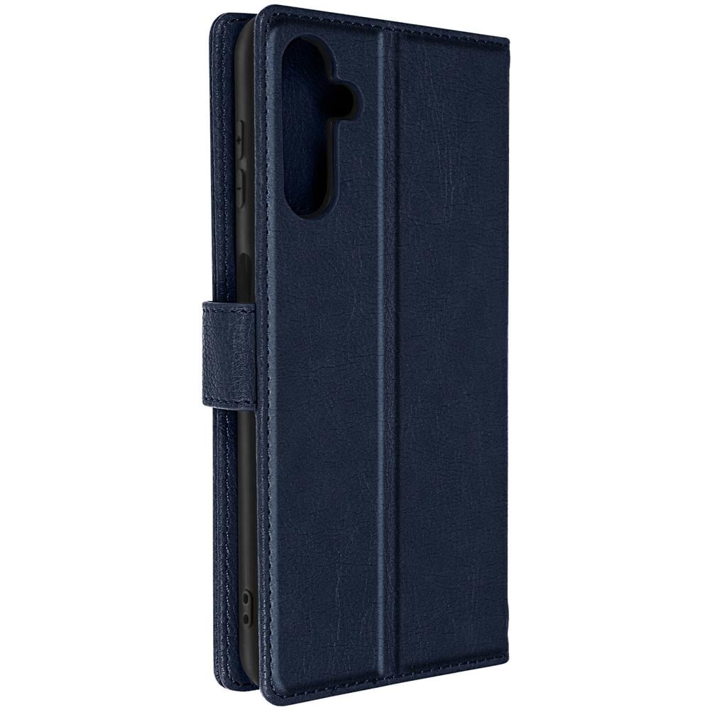 Custodia Per Samsung Galaxy A14 4g E 5g, Portacarte E Funzione Supporto Blu - Foto 1