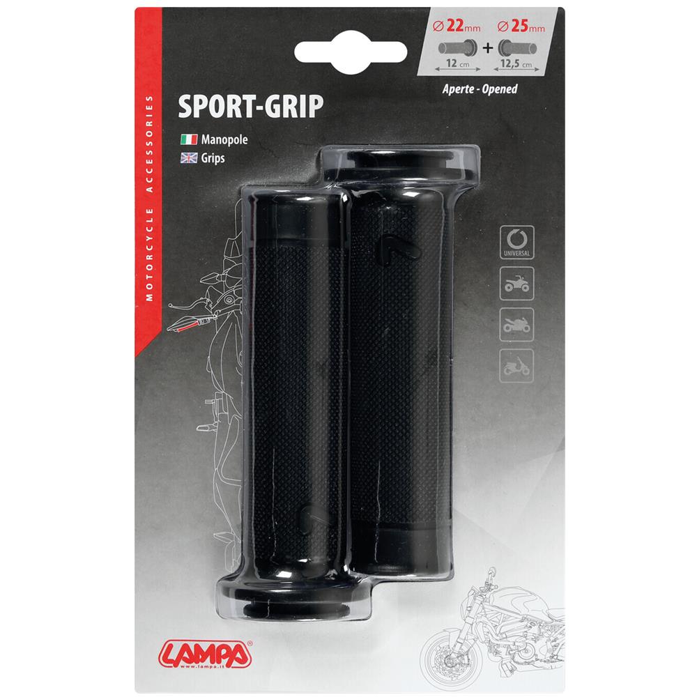 Sport-grip, Manopole Universali - Nero - Foto 2