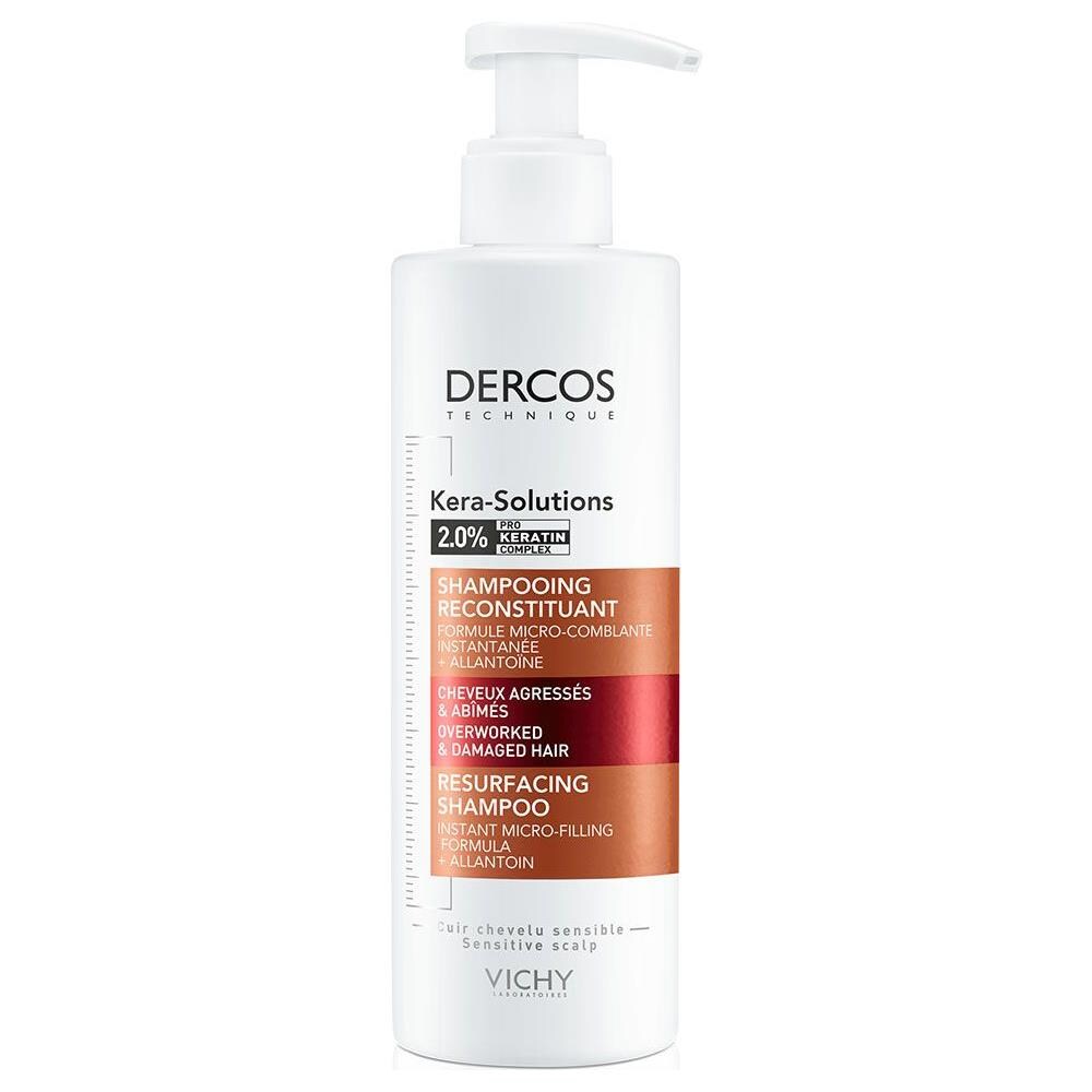 Shampoo Kera Soluzioni Capelli Secchi 250 Ml Dercos Vichy - Foto 1