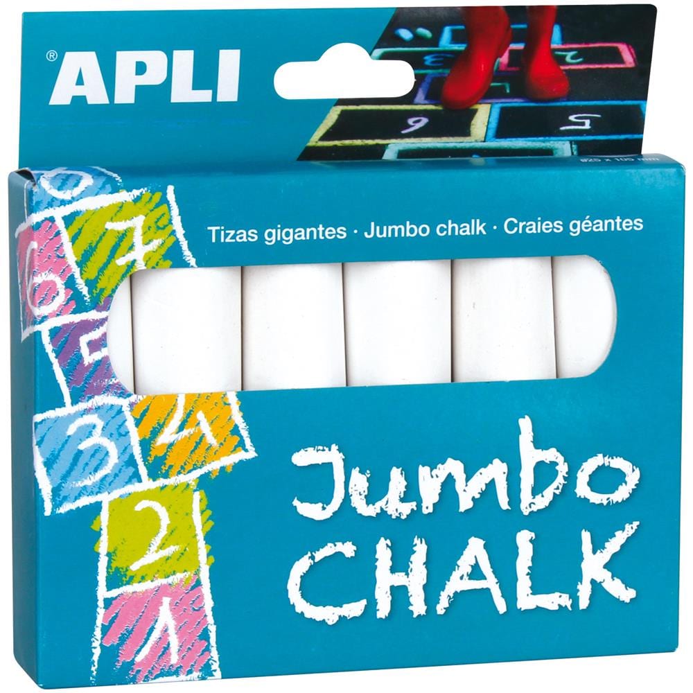 14370 gesso per lavagna Bianco 6 pz - Foto 1