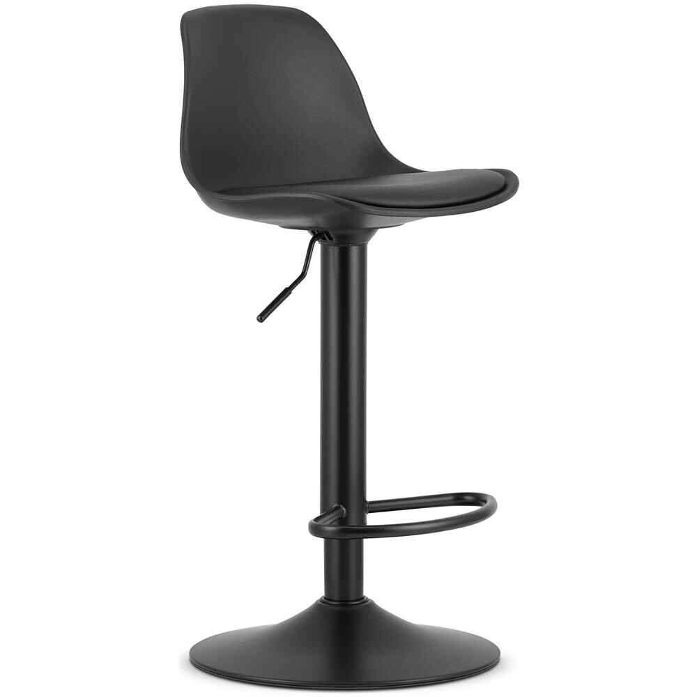 Sgabello girevole HOGA - Design ergonomico nero per uso in cucina - Foto 1