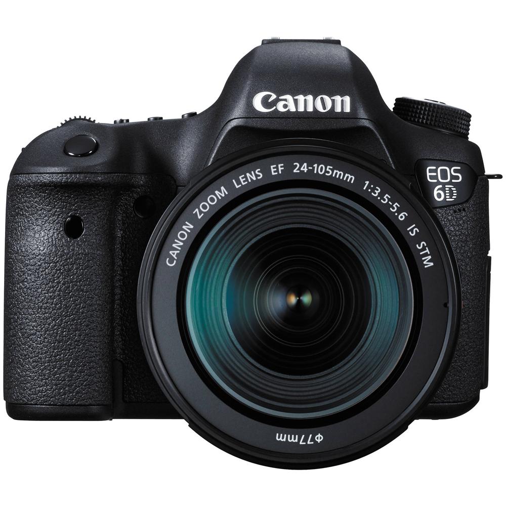 EOS 6D Kit 24-105 F / 3.5-5.6 IS STM Sensore CMOS Full Frame 20,2 Mpx Processore DIGIC 5+ Display 3" Connettività Wi-Fi GPS integrato Filmati Full HD Sistema AF 11 punti  - Foto 2