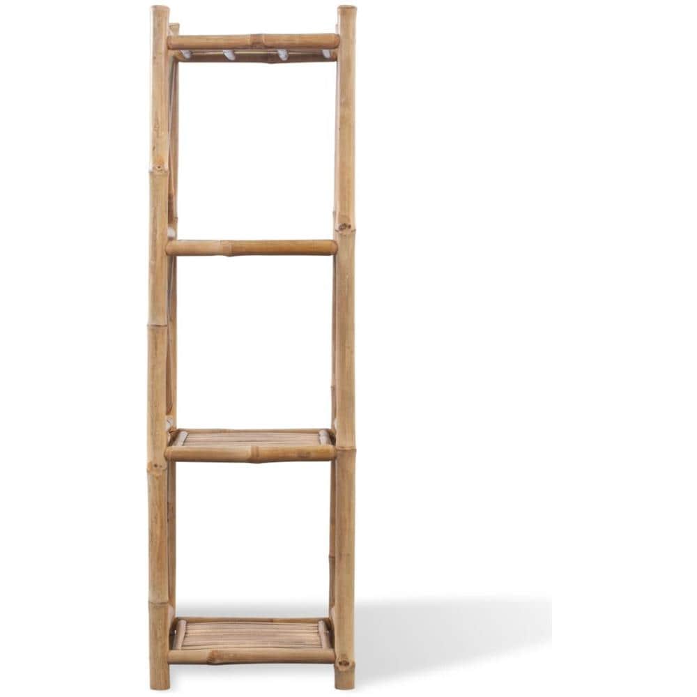 Scaffale A 4 Piani In Legno Di Bambù - Foto 2