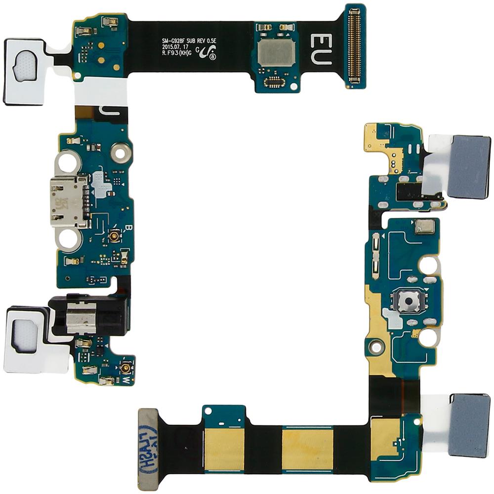 Connettore Di Ricarica Micro Usb + Microfono + Jack Samsung Galaxy S6 Edge Plus - Foto 2