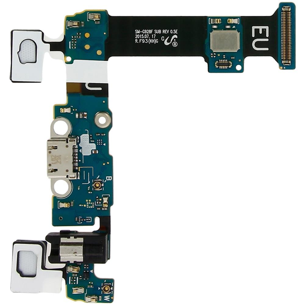 Connettore Di Ricarica Micro Usb + Microfono + Jack Samsung Galaxy S6 Edge Plus - Foto 6