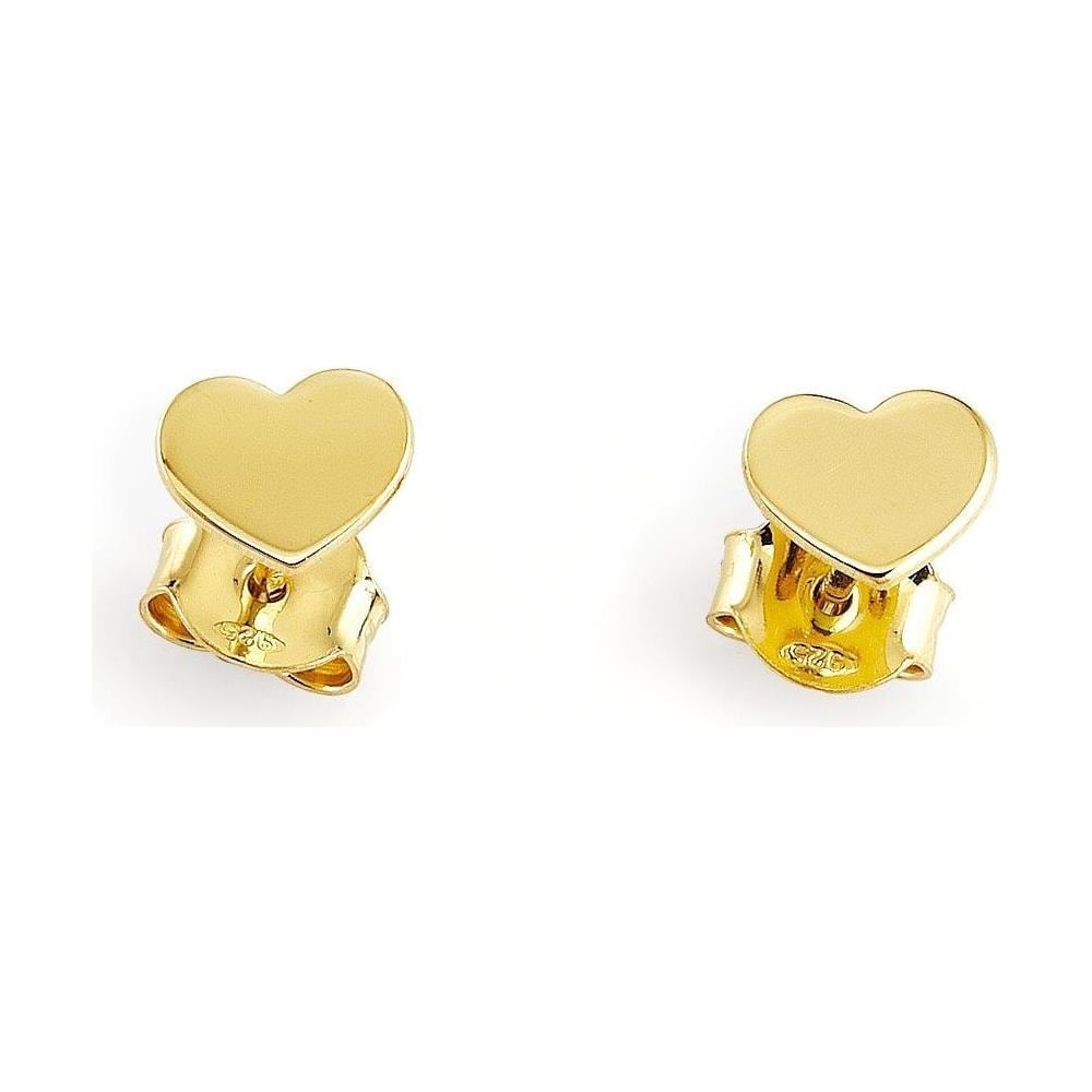 Orecchini Argento 925 - Collezione Prega, Ama - Colore Oro - Misura Unica Orecchini A Lobo Cuore - Foto 1