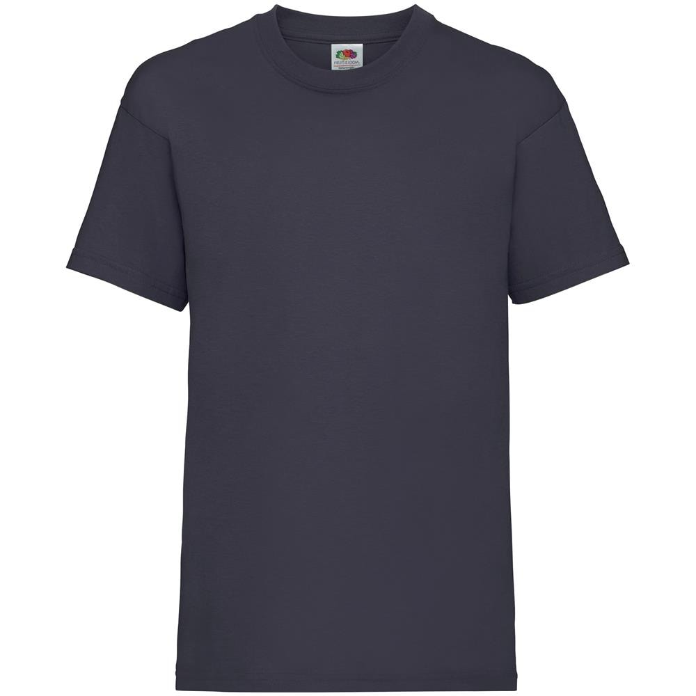 Maglietta 100% Cotone Bambini (12-13anni (86cm Torace)) (blu Scuro)  - Foto 1