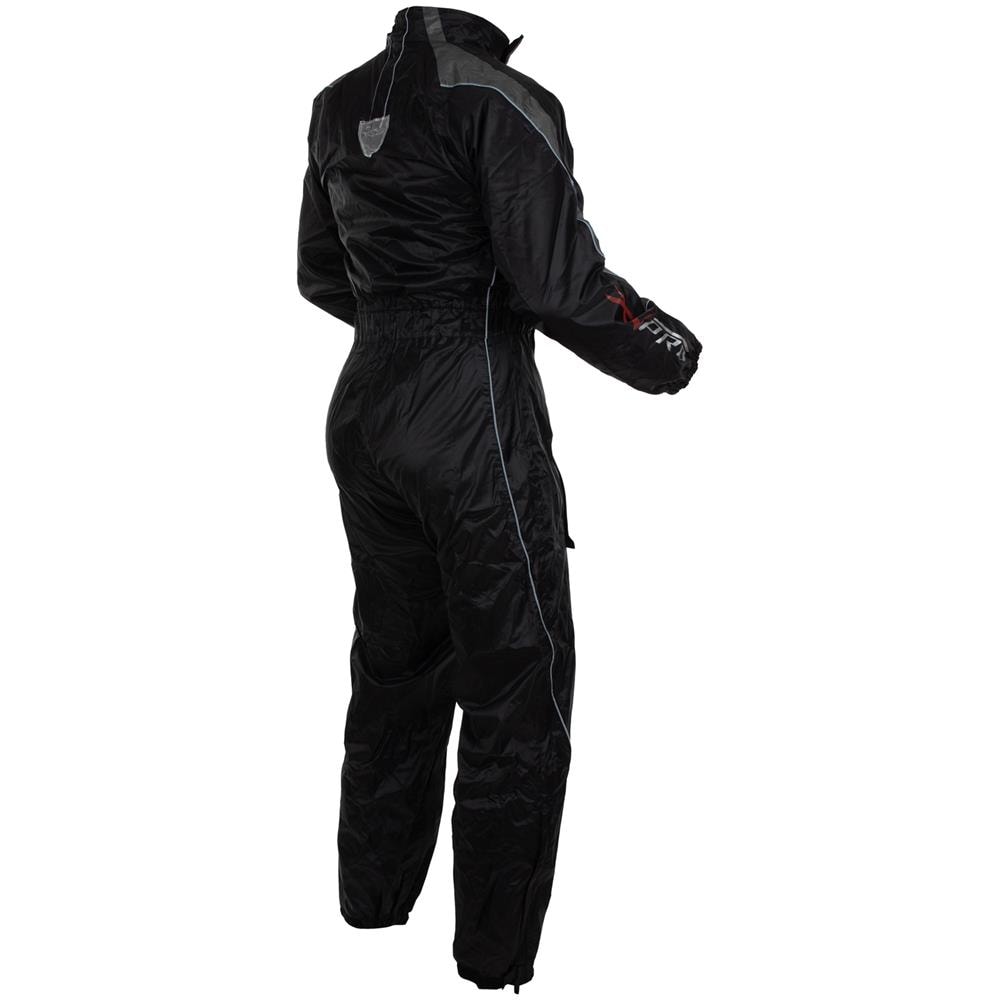 Tuta Cerata Impermeabile Completo Anti Pioggia Moto Scooter Antiacqua Grigio Xxl - Foto 2