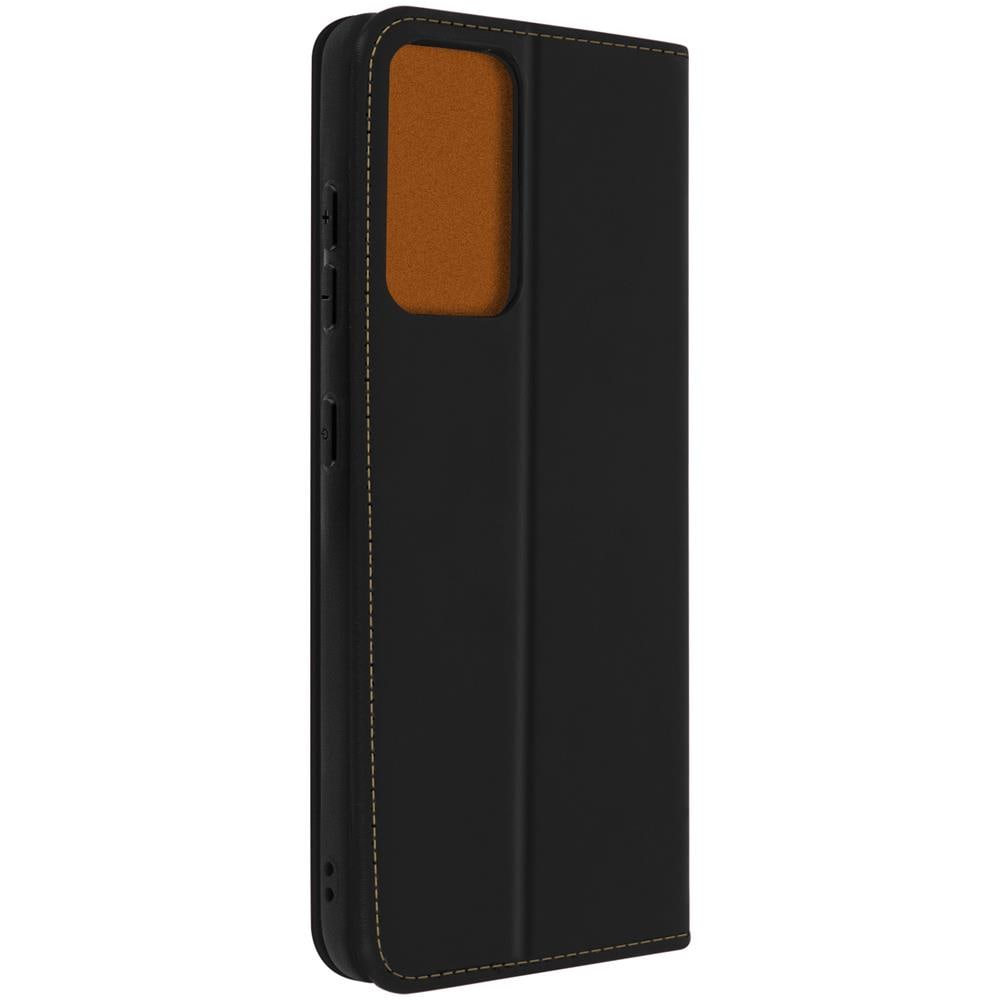 Custodia Samsung Galaxy A72 Portacarte Supporto Video Vera Pelle Nera - Foto 2