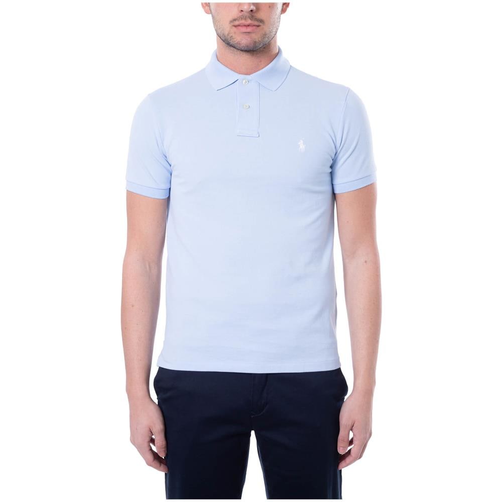 Polo Uomo Slim Fit In Piqué Di Cotone Verde - Foto 1
