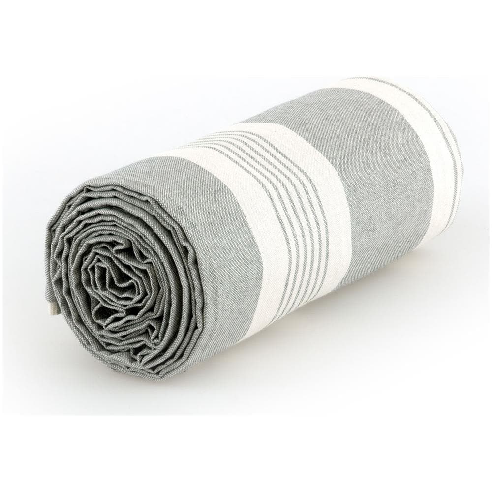 Telo Arredo Granfoulard Copritutto Cotone Made Italy Vari Disegni Arredatutto Copriletto Multiuso 2 Piazze Grancasa Grigio - Foto 1