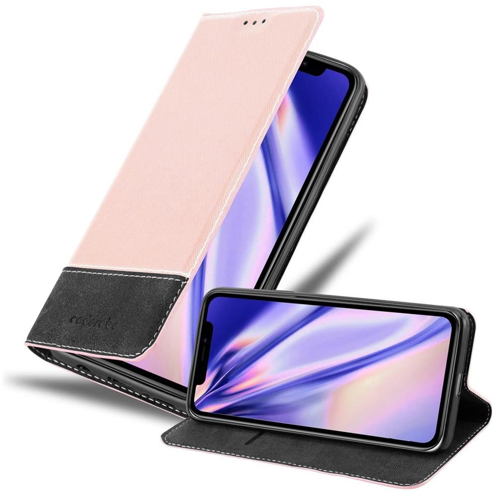 Custodia Compatibile Con Apple Iphone 11 In Oro Rosato Nero - Coperchio Protettiva Con Chiusura Magnetica, Funzione Stand E Tasca Per Le Carte - Foto 1