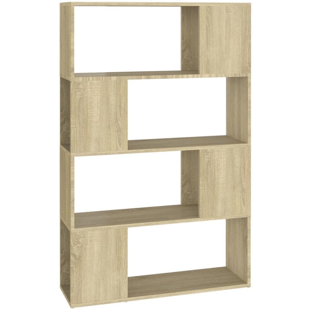 Libreria / divisorio Rovere Sonoma 80x24x124,5 Cm In Truciolato - Foto 2