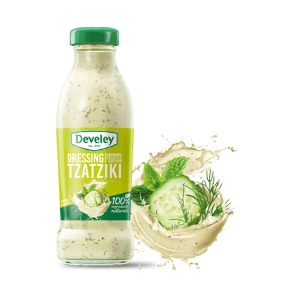 Devely Dressing Tzatziki In Bottiglietta Di Vetro Da 230 Ml - Foto 1