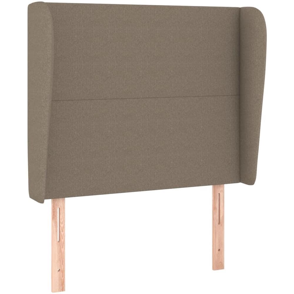 Testiera Ad Orecchio Tortora 83x23x118/128 Cm In Tessuto - Foto 2