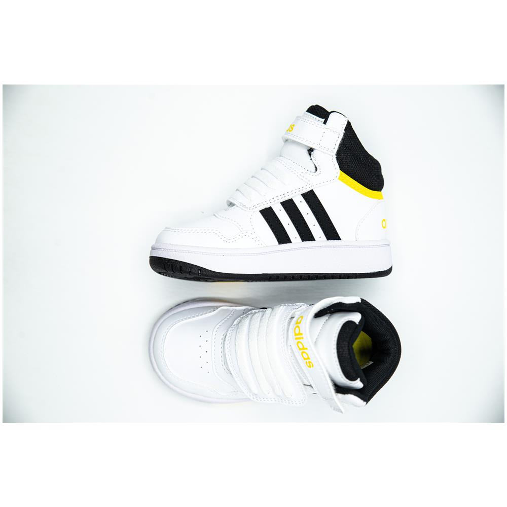Hoops Mid 3.0 Ac Gz1933, Bambini, Bianca, 23.5 - Foto 6