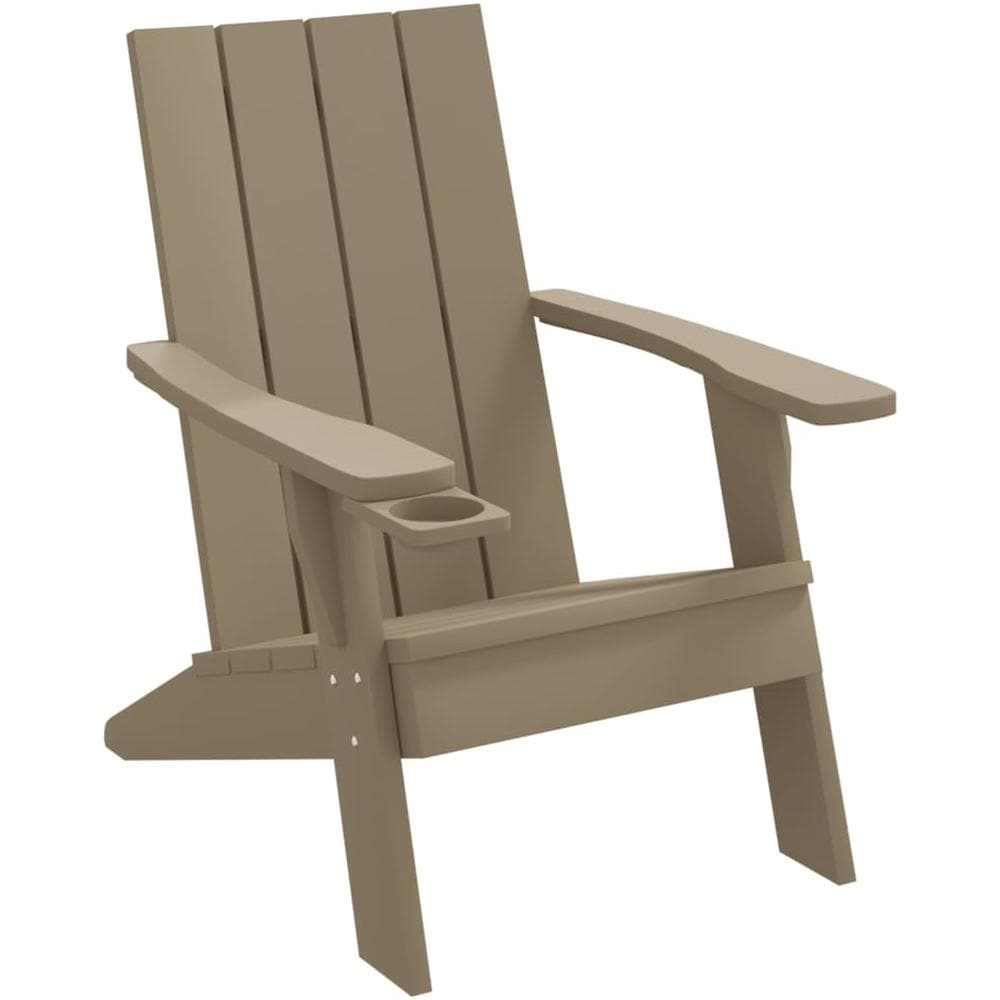 Sedia da Giardino Marrone Chiaro 75x88,5x89,5 cm Polipropilene - Foto 2