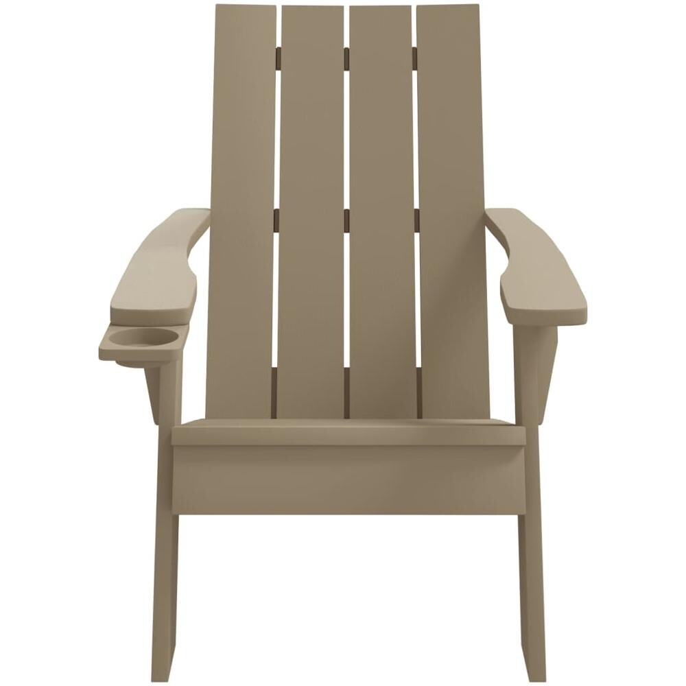 Sedia da Giardino Marrone Chiaro 75x88,5x89,5 cm Polipropilene - Foto 3