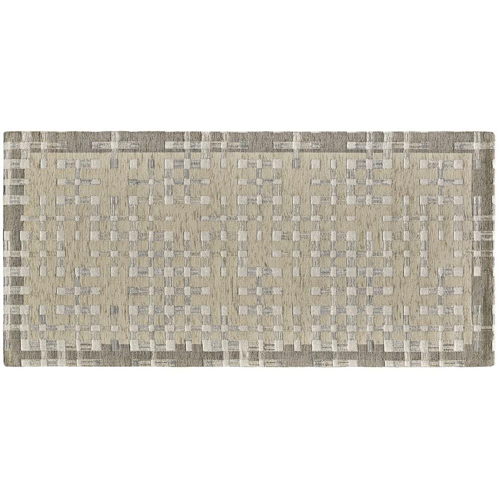 Tappeto Arredo Salotto Antiscivolo Scendiletto Camera Dis. Dama By Suardi 140x200 Tortora - Foto 1