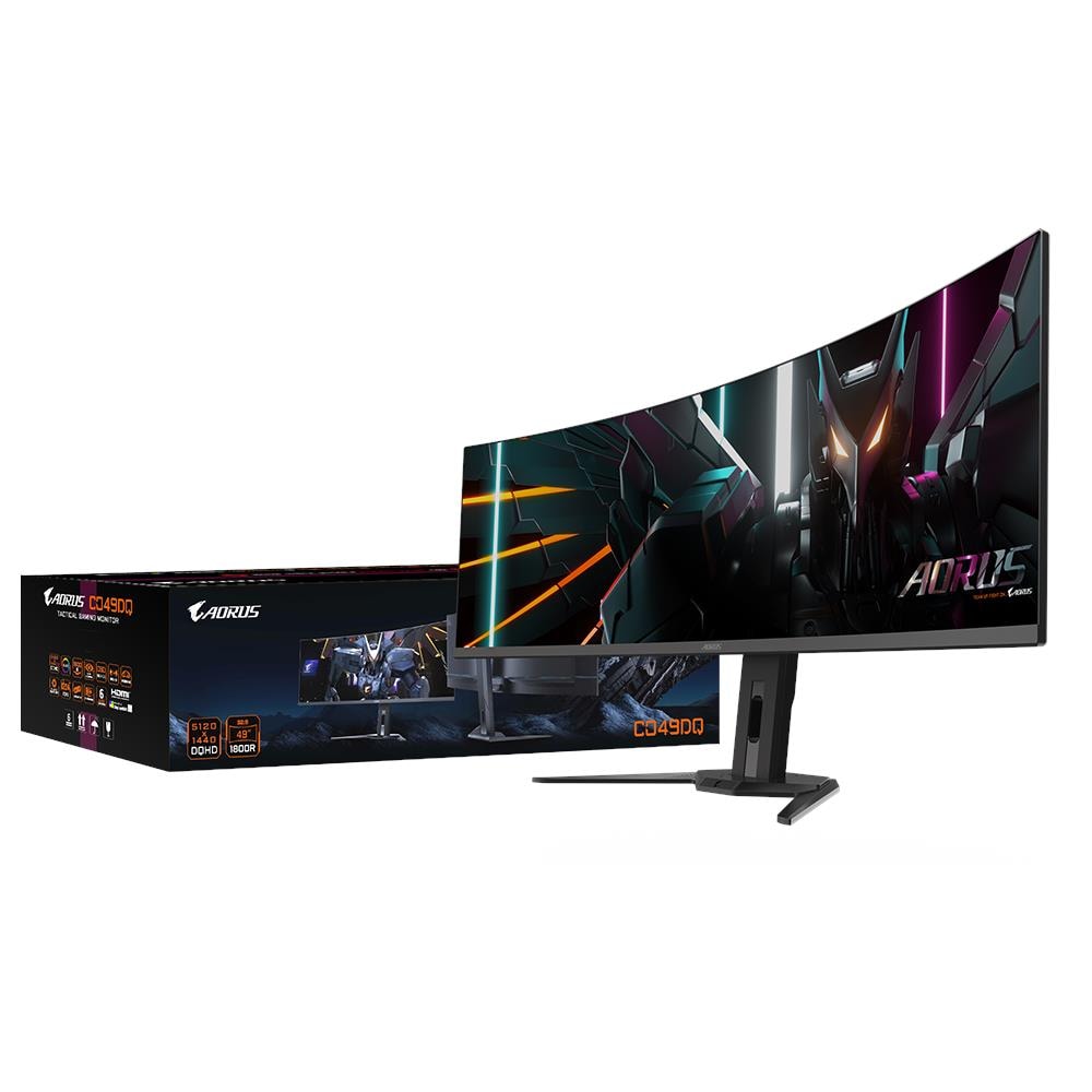 Monitor 49" OLED Curvo Gaming AORUS CO49DQ DQHD 5120x1440 Pixel Tempo di Risposta 0.03 ms Frequenza di Aggiornamento 144 (Hz) - Foto 11