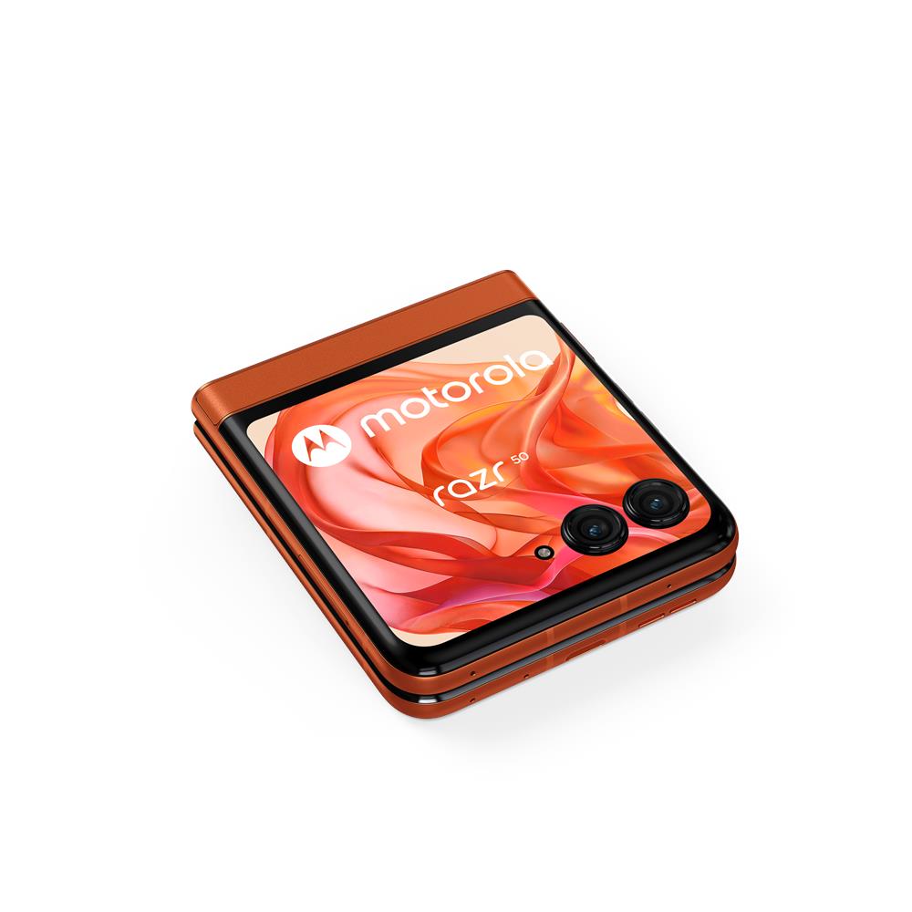 Razr 50 5G 256GB 8GB Ram Display 6.9" P-OLED Main Camera 50MP nanoSIM + eSIM USB tipo-C Android 14 Dimensity 7300X 4200mAh Spritz Orange - Foto 7