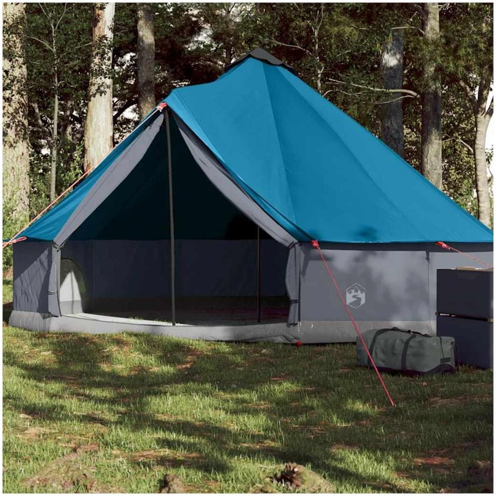Tenda Familiare Tipi per 6 Persone Blu Impermeabile - Foto 2