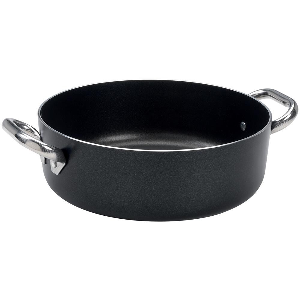 Casseruola 2 Maniglie Diametro 28 cm - Linea Al Black 3 mm - Foto 2