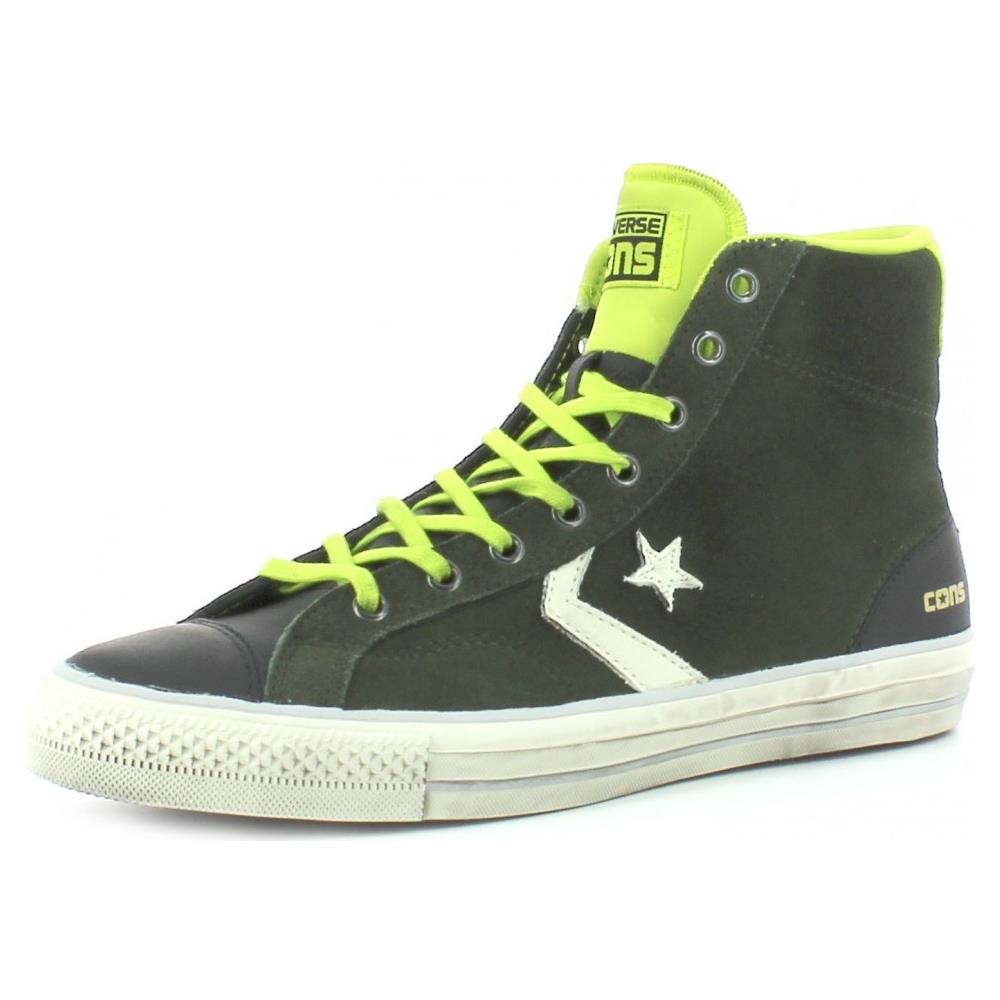 Converse Star Player Hi Scarpe Sportive Uomo Verdi Converse Star Player Hi Scarpe Sportive Uomo Verdi