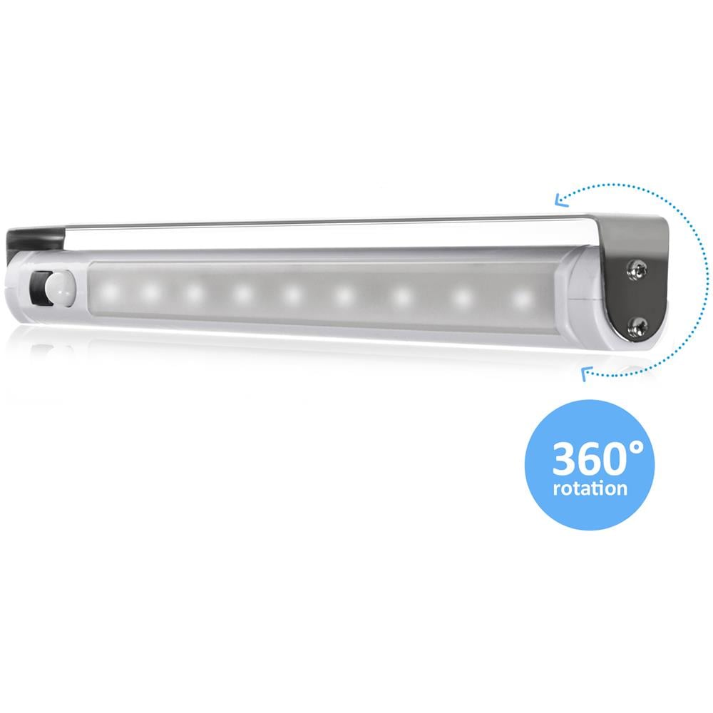 Lampada A Led Sottopensile Per Cucina, Maclean Energy Mce166 9 Smd Con Sensore Di Movimento Pir On / off - Foto 2