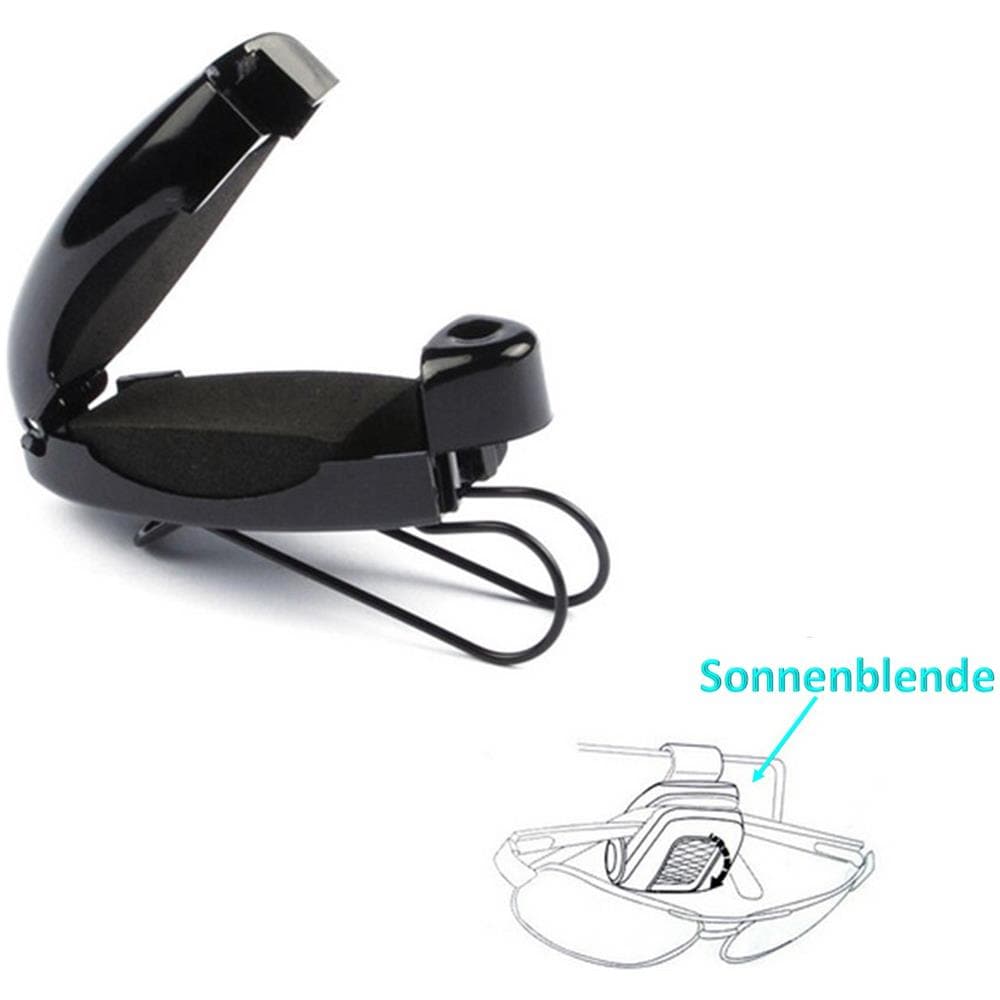 Stabile Car Holder Occhiali Visiera Clip Per Sole O Zweitbrille Occhiali, Supporto Per Occhiali Da Vista Per Auto - Foto 2