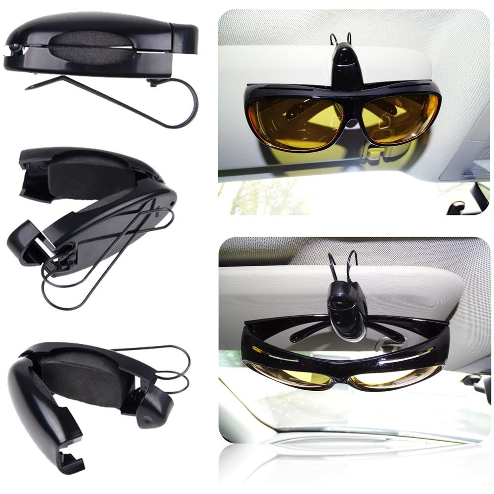 Stabile Car Holder Occhiali Visiera Clip Per Sole O Zweitbrille Occhiali, Supporto Per Occhiali Da Vista Per Auto - Foto 6