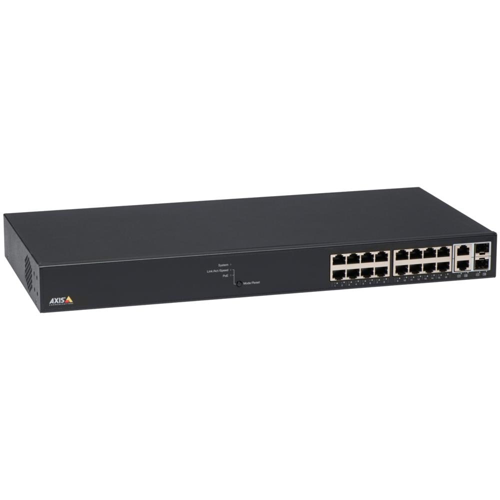Switch di Rete PoE+ Gestito per 16 canali Colore Nero - Foto 1