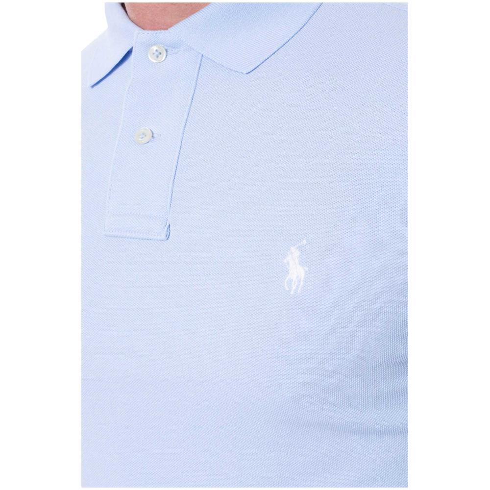 Polo Uomo Slim Fit In Piqué Di Cotone Verde - Foto 4