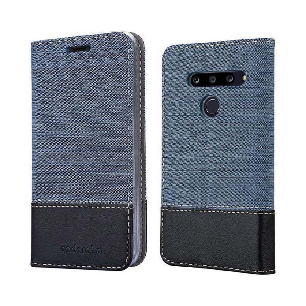 Custodia Compatibile Con Lg G8 In Blu Scuro Nero - Coperchio Protettiva Con Chiusura Magnetica, Funzione Stand E Tasca Per Le Carte - Foto 8