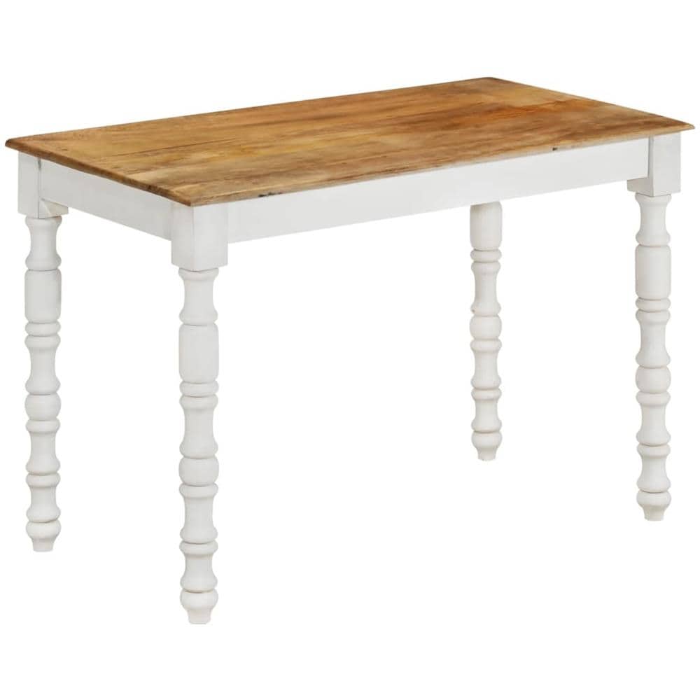 Tavolo Da Pranzo 110x60x75 Cm In Legno Massello Di Mango - Foto 1
