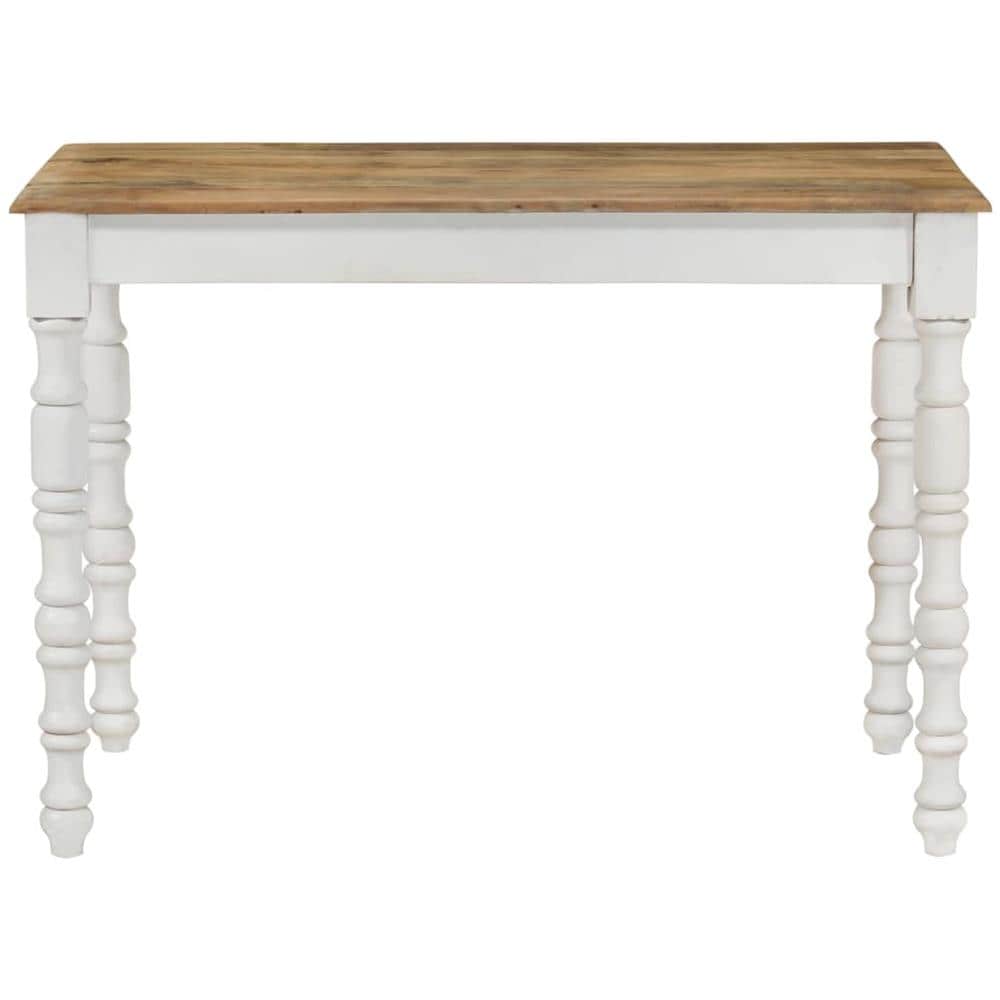 Tavolo Da Pranzo 110x60x75 Cm In Legno Massello Di Mango - Foto 2