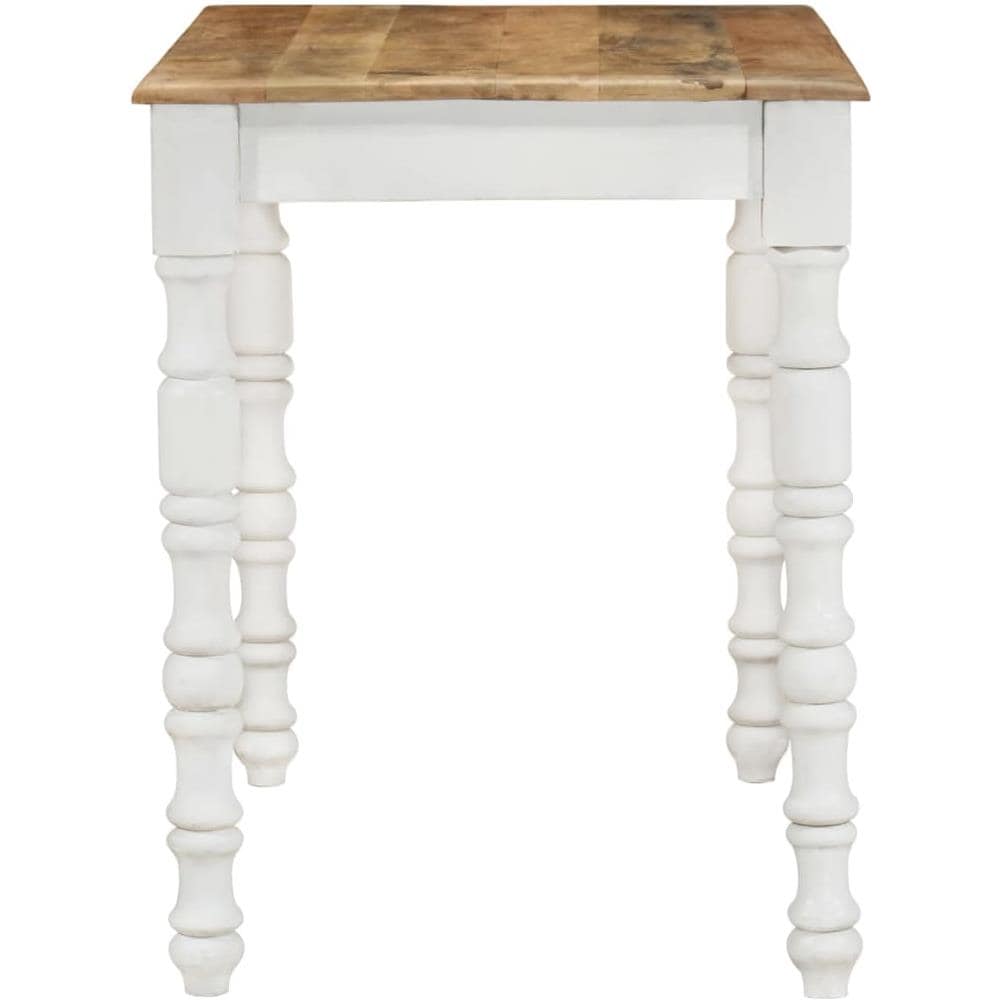 Tavolo Da Pranzo 110x60x75 Cm In Legno Massello Di Mango - Foto 3