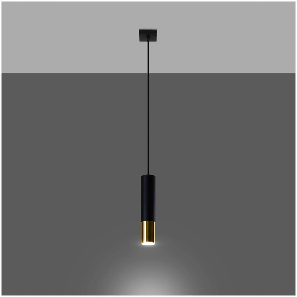 Lampada A Sospensione Metallo Loopez 1 Dorato 1000xø80 Mm Metallo - Foto 11