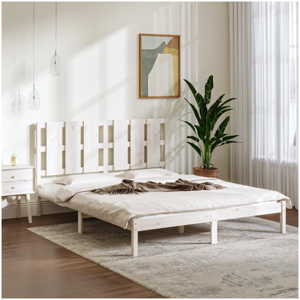 Giroletto Bianco in Legno Massello 150x200 cm King Size - Foto 1